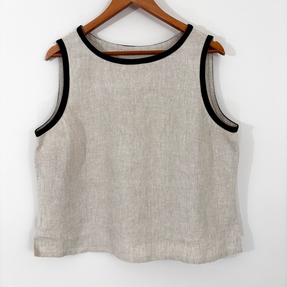 Joanne Scott linen jacket and tank set - Picture 3 of 3